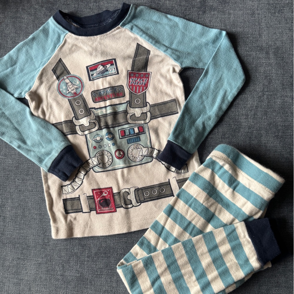 Space-Themed Pajama Set